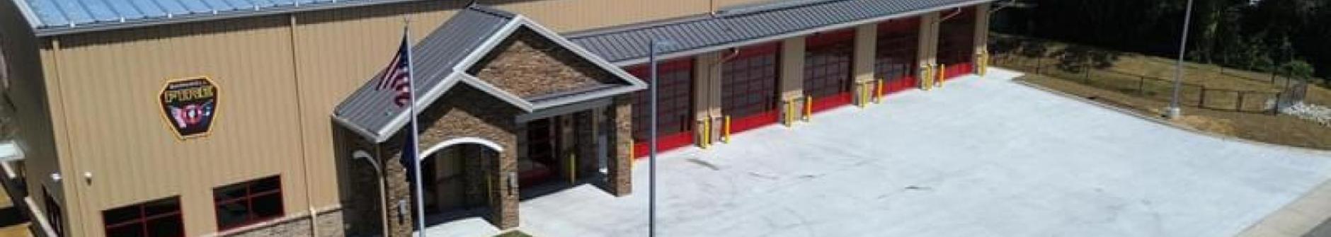 Photo of new fire station